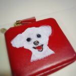 製作予約受付中～うちの子シリーズ折りたたみ式財布似顔絵オーダー枚収納