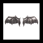 【devil_wing ヘアクリップ 2Pセット。】﻿悪魔 デビル 羽根 病みかわいい 闇 ホラー メンヘラ 量産型 アンティーク ヴィンテージ   シルバー  ゴスロリ パンク ロック