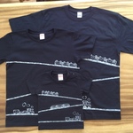 らくがきTシャツ   家族電車（３枚セット）