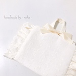 【No.2】- White - ヘアアクセサリーバッグ