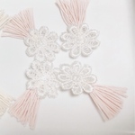 ＊〜タッセルパーツ　刺繍フラワー〜＊