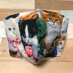 ※在庫分で再販なし※ インナーマスク　立体マスク　猫柄　ハンドメイド　大人用