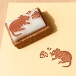【再販】消しゴムはんこ ねずみ