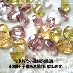 ♪送料無料♪きらきらガラスビーズ　横穴ブリリアント風　その4