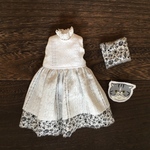 blythe　白ワンピース灰猫付き2-26　#ブライス