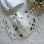 【7再販✨】手作り花柄マスク☆女性用