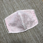 大人用立体レースマスク　ピンク