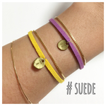 今だけセール♡code bracelet#name TAG☆suede