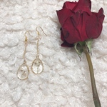 《アレルギー対応》雫のかすみ草ピアス(イヤリング)♡