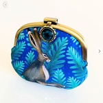 キャサリンロウ×リバティ　宝石みたいながま口ポーチ