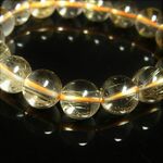 お買い得 現品一点物 ゴールドルチルインスモーキークォーツ ブレスレット 金針水晶数珠 １１－１２ミリ ３７ｇ ＳＧＲ１６ 最強金運パワーストーン ルチル 水晶 １点物 送料無料 メンズ レディース 