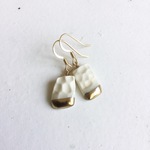 陶器ピアス 白樺