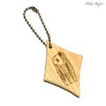 疫病退散！アマビエ×パンダコラボの木製チャーム