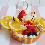 ハニーレモンタルトのメモスタンド　フェイクスイーツ