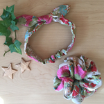 morimipoさまオーダー品☆リバティー生地の親子お揃いヘッドアクセサリー