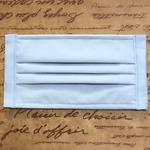 プリーツマスク✩ペールブルー✩うすいブルー青