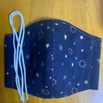 お値下げ！送料無料　ハンドメイド  マスク　星柄