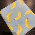 マスク専用ガーゼ　バナナ柄🍌