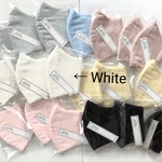 【再販】ハンドメイド　布　マスク　ホワイト　1枚　立体マスク　白　ガーゼ　wガーゼ　無地