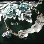◇ｓ様オーダー品◇ 氷＆海-Bracelet-（silver925）-クォーツ＆アクアマリンetc-◇1点のみ◇