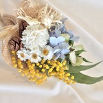 母の日 special set ＊* Blue  & yellow  スワッグ *＊
