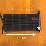 マスクキット　チェック(大人用)