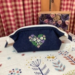 mimipepe様専用ページ（刺繍入りワイヤーポーチ）＊送料無料＊