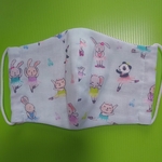動物バレリーナ　子供用立体マスク　キット　マスクゴム　ダブルガーゼ