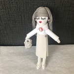 《送料無料》カメオブローチ　ルルベちゃん