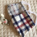 大人用立体マスク２点セット＊チェック＆ドット
