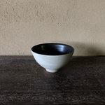 ご飯茶碗　中くろ外しろ　小
