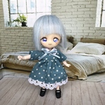 【オビツ11 服】クラシック水玉ワンピ