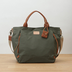 再入荷*ナイロングログラン 2WAYラージトート カーキ/nylon large tote bag 11672-KH