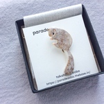 北の生きものbrooch エゾモモンガ