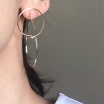 14kgf  Planet フープ ピアス