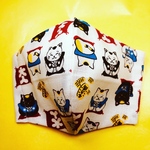 立体マスク　招き猫