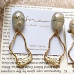 ○ピアス○2way  ❁ antique  kusumi Blue ❁