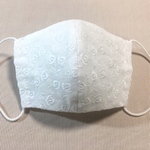 こだわりの立体マスク白バラレース