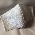 刺繍 立体マスク 女性用 〇ホワイト〇