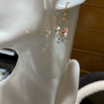 クリスタルシャンデリアピアス
