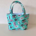 カセットテープ　ランチトート