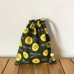 きんちゃく(小) ぼたん 北欧 コップ袋