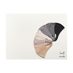 洗える ニットマスク ベージュ