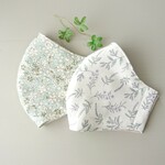 立体布マスク 人気の花柄2枚セット 