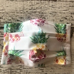 マスク  ハワイアンマスク  プリーツマスク  ハワイアン  ノーズワイヤー入り  パイナップル