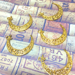 ゴールド三日月透かしチャーム！5個