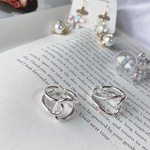 silver cross ring
