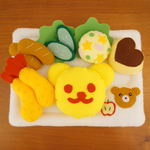 お子様ランチ＊フェルトでままごと