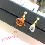 ハロウィンイヤリング⋆* -かぼちゃとおばけ-