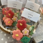 お花と小鳥の春っぽい＊アイシングクッキー
